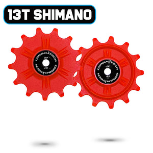Shimano 12-speed MTB 13T Ceramitech Pulley Set (set of 2)
