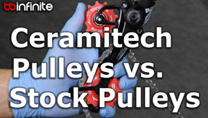 BBInfinite Ceramitech Pulleys VS. Stock Pulleys