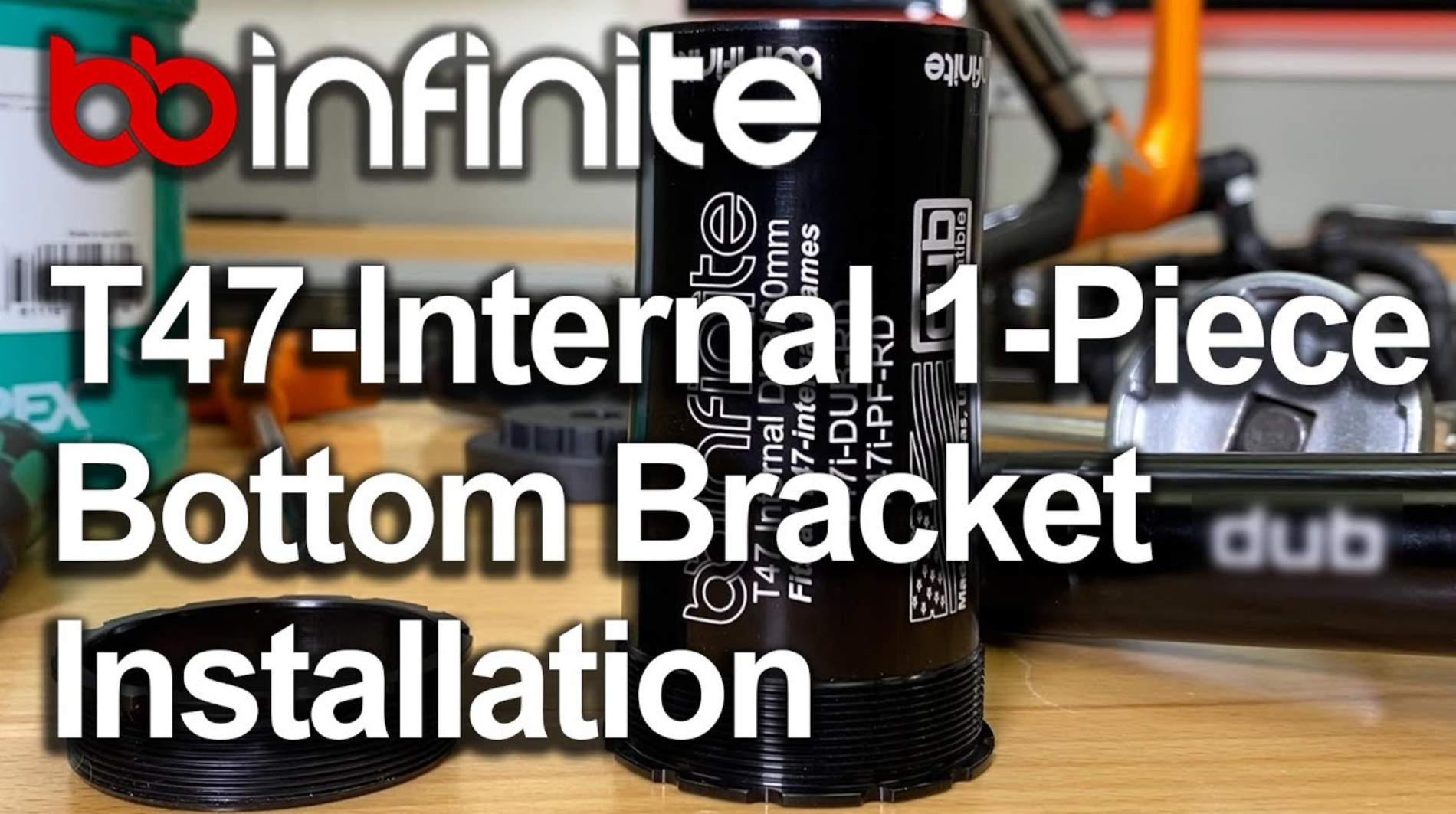 BBInfinite T47-internal, 1-Piece, Hub-style Bottom Bracket Module Install