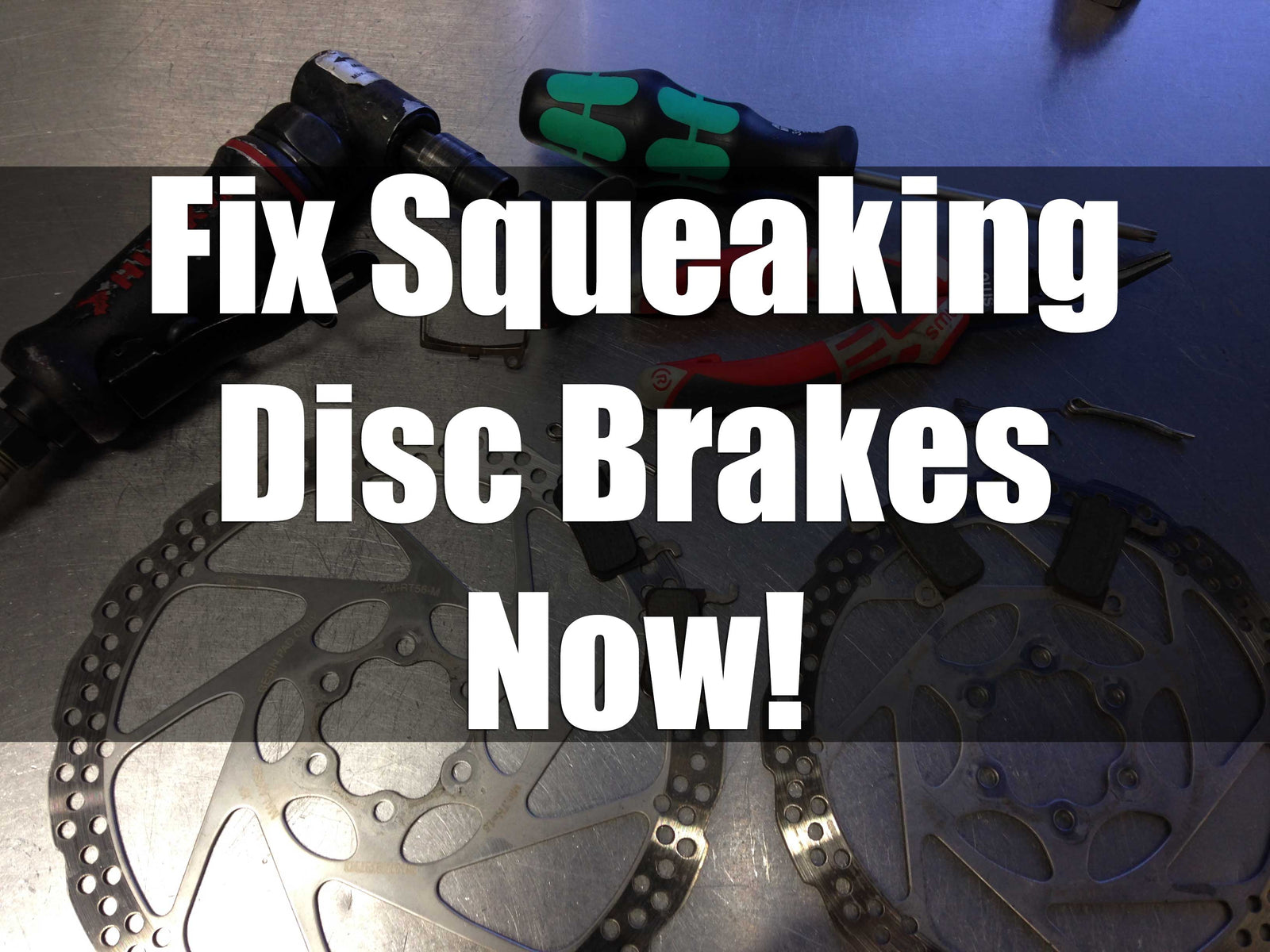 How to Fix a Disc Brake Squeal Squeaking Bike Brakes