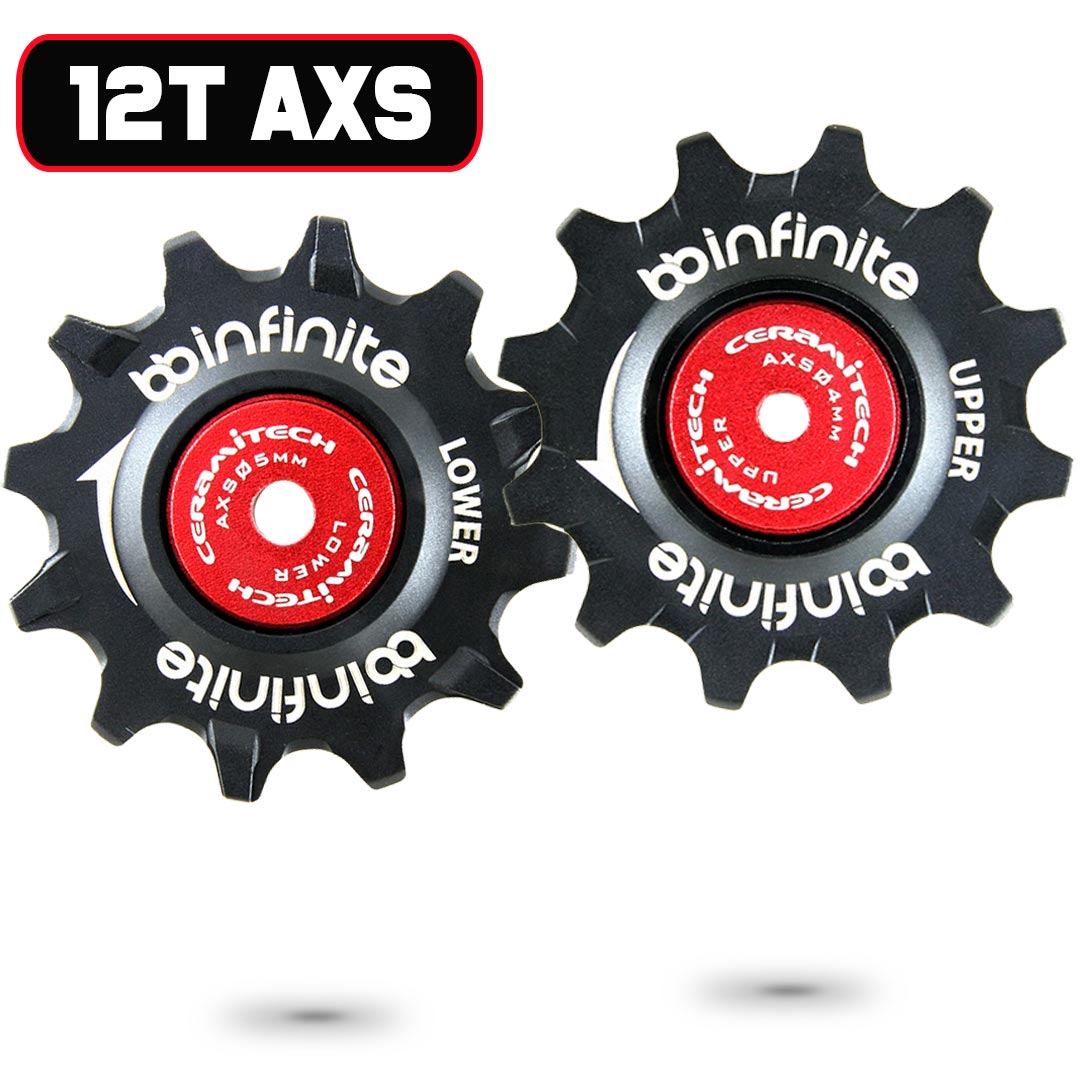 Titanium Pulley Wheels for SRAM AXS, 12s NW