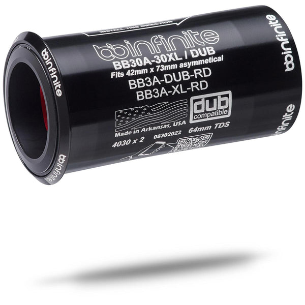 BB30A DUB 73mm Bottom Bracket - Asymmetrical | BBInfinite