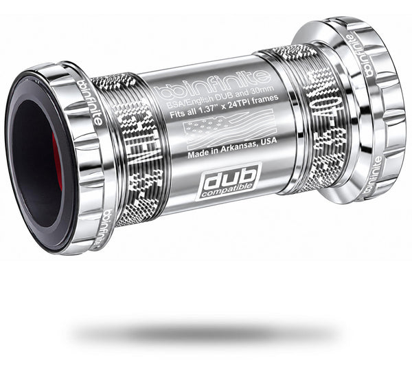 BSA English Threaded DUB Ultra-lite Road Bottom Bracket (Nickel Plated)