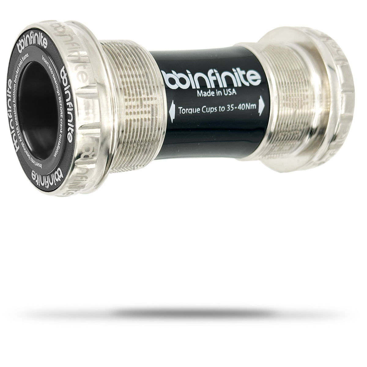 gravel bike threaded bottom bracket BSA English Threaded Bottom Bracket for Shimano Road Bike Cranks Nickel Plated / Ceramitech