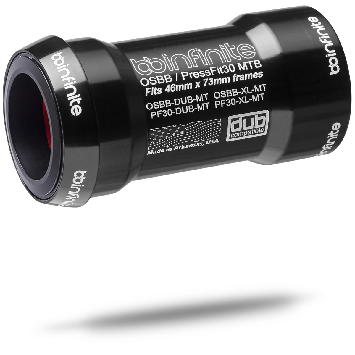 OneFRAME A set 24φ × 11 30φ × 1 PressFit30 Bottom Bracket for DUB MTB Crankset | BBInfinite