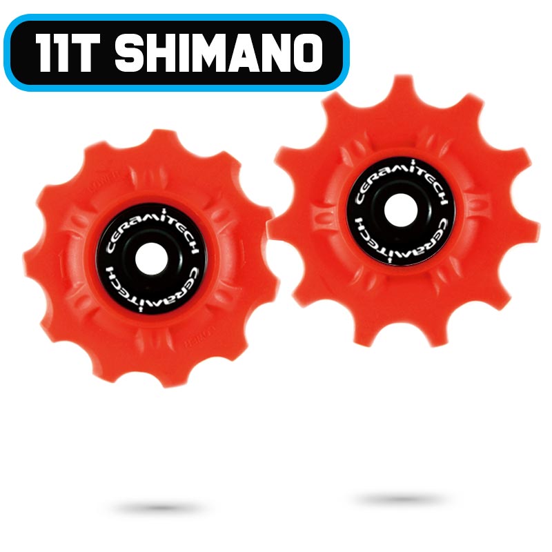 BBInfinite Ceramic Pulley Wheels for Shimano Derailleurs