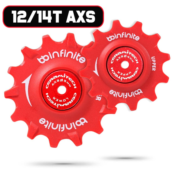 Titanium Pulley Wheels for SRAM AXS, 12s NW