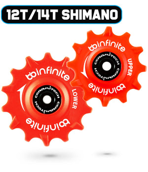 Shimano MTB 12T/14T Ceramitech Pulley Set (set of 2)