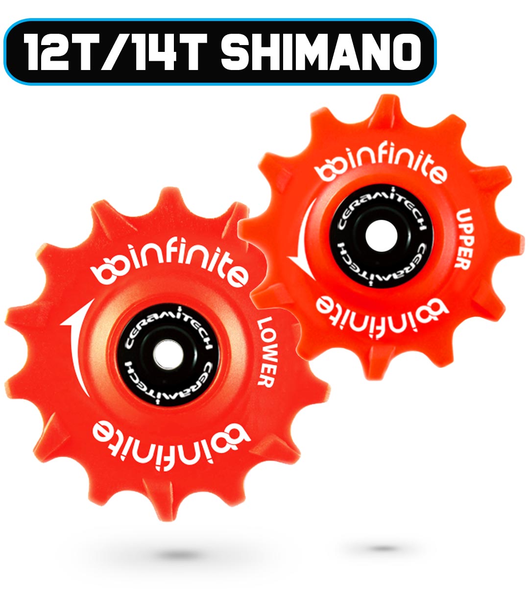 Shimano Dura Ace Shimano 11 Speed Jockey Wheels Pulley Wheels For