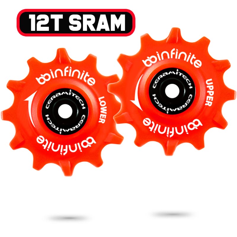 Sram 11 Speed 12T Ceramitech Derailleur Pulleys (Set of 2)
