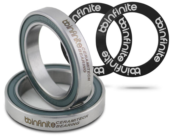 CERAMITECH 6806 CERAMIC BOTTOM BRACKET BEARINGS (SOLD IN PAIRS ONLY)