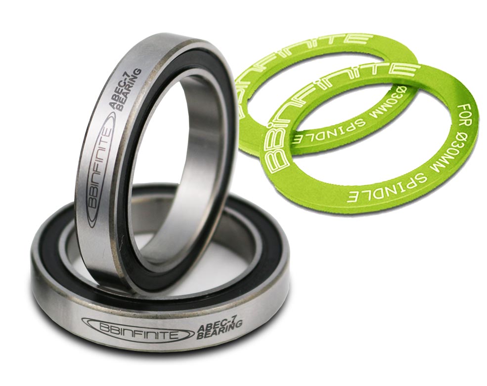 abec 7 bearings for fishing reels ABEC-7 Bicycle Bearings (6805, 6806, 6805N, 4030 & 6706)s 4030 (30x40x7) Black Shield
